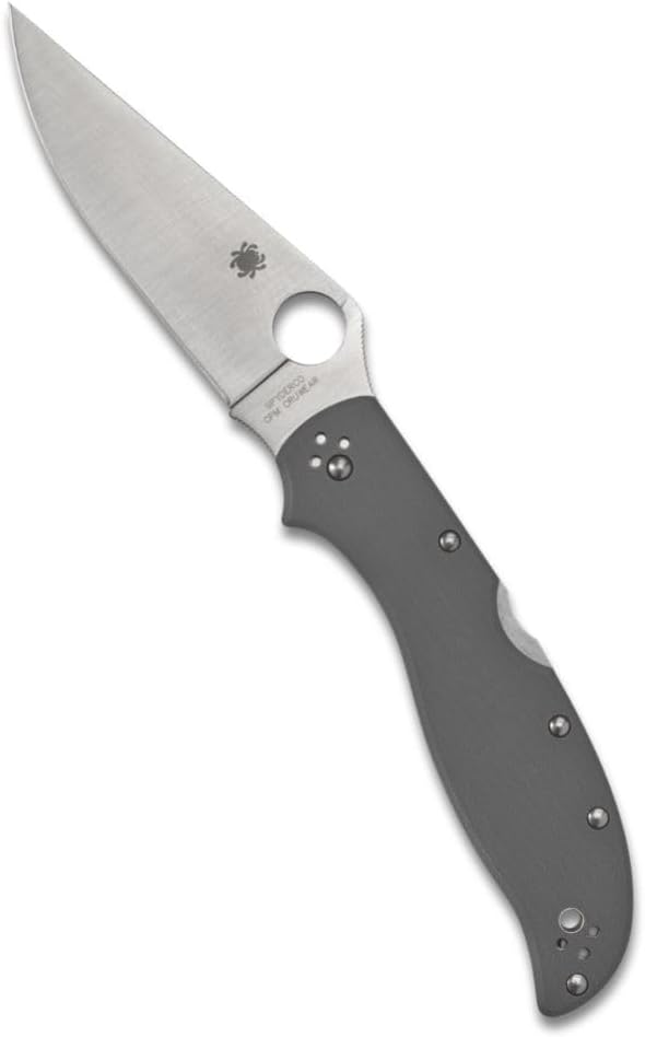 Spyderco Stretch 2 XL CPM-CruWear Gray G-10 Folding Knife C258GPGYCW Japan Made Lifetime Warranty