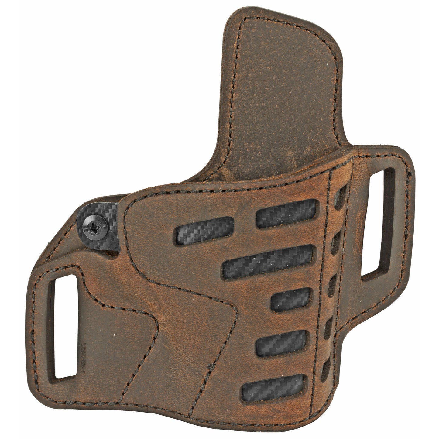 Versacarry Compound OWB Holster Size 3 Distressed Brown Polymer/Water Buffalo Leather C2213-1