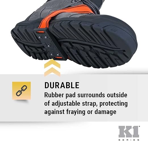 Geroline K1 Mid-Sole Ice Cleats Slim Orange K1MID-SLM
