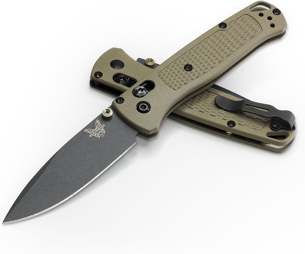 Benchmade 535GRY-1 Bugout Ranger Green Grivory Handle CPM-S30V Blade Folding Knife