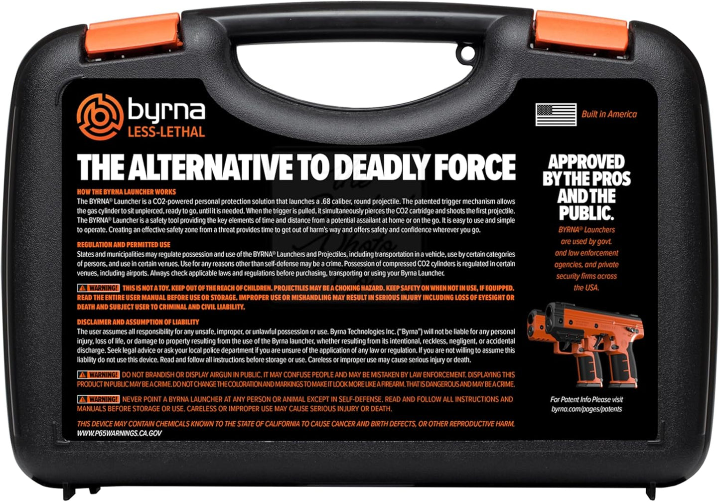 Byrna LE Launcher Universal Kit Black