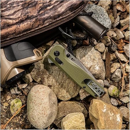 SOG Terminus XR - G10 Olive Drab D2 Blade Steel Folding Knife XR Lock (TM1022-CP)