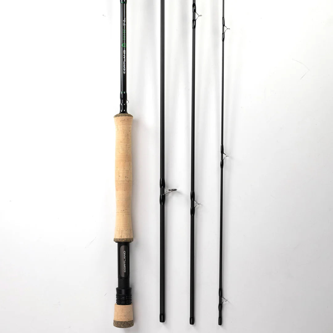 Cortland Guide Series 9' 8WT 4-Piece Fly Rod, Reel, Case & Fly Line Combo