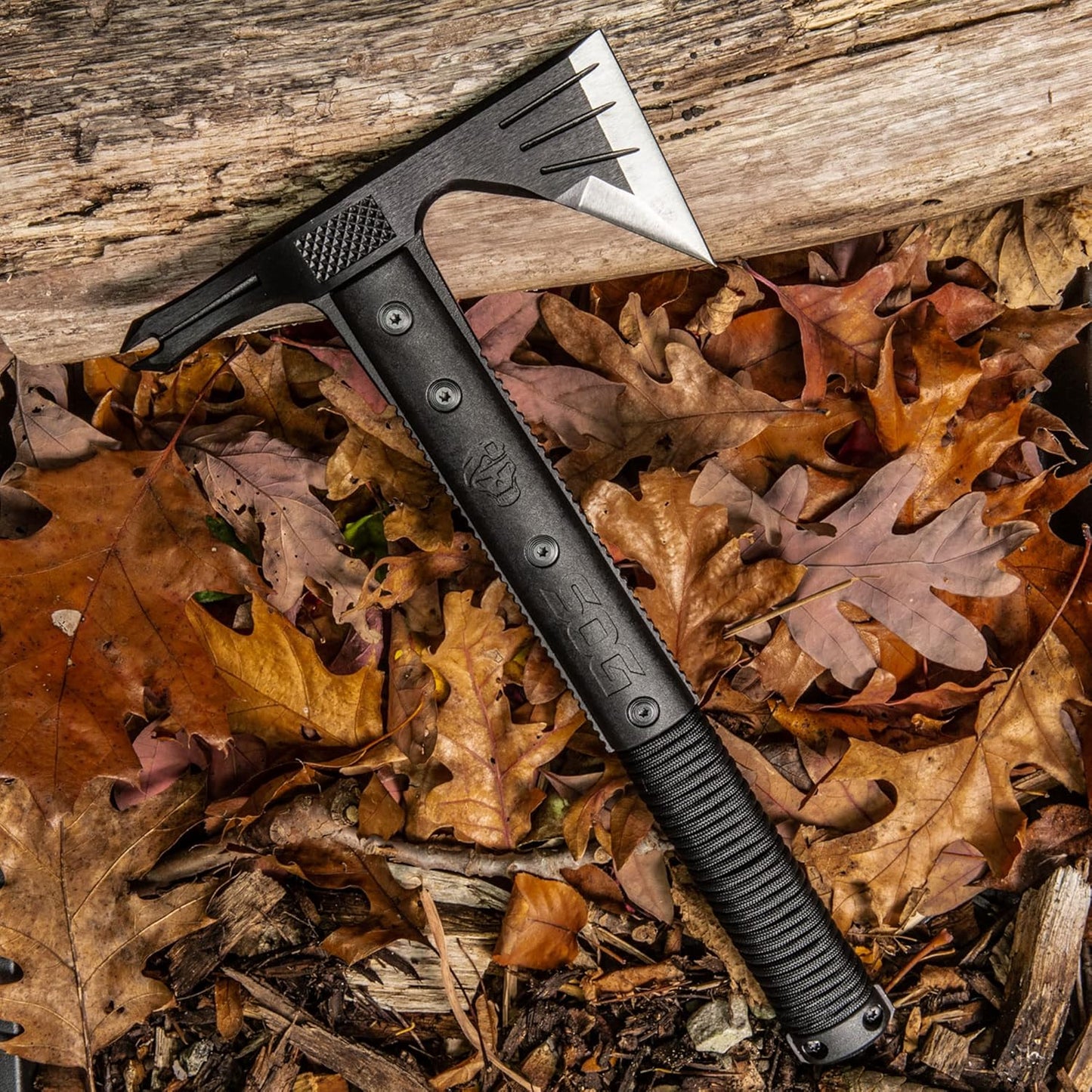 SOG Survival Hawk Tomahawk (SK1001-CP) w/ Fire Starter & Paracord Wrapped Handle