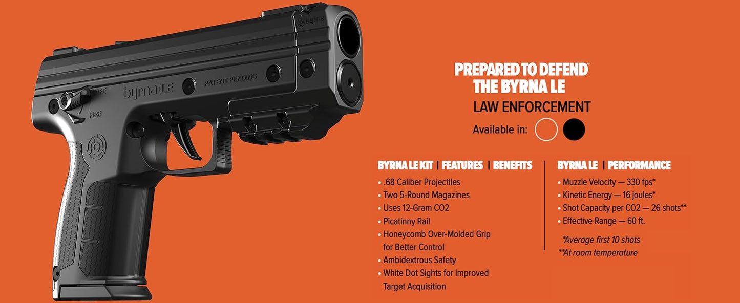 Byrna LE Launcher Universal Kit Black
