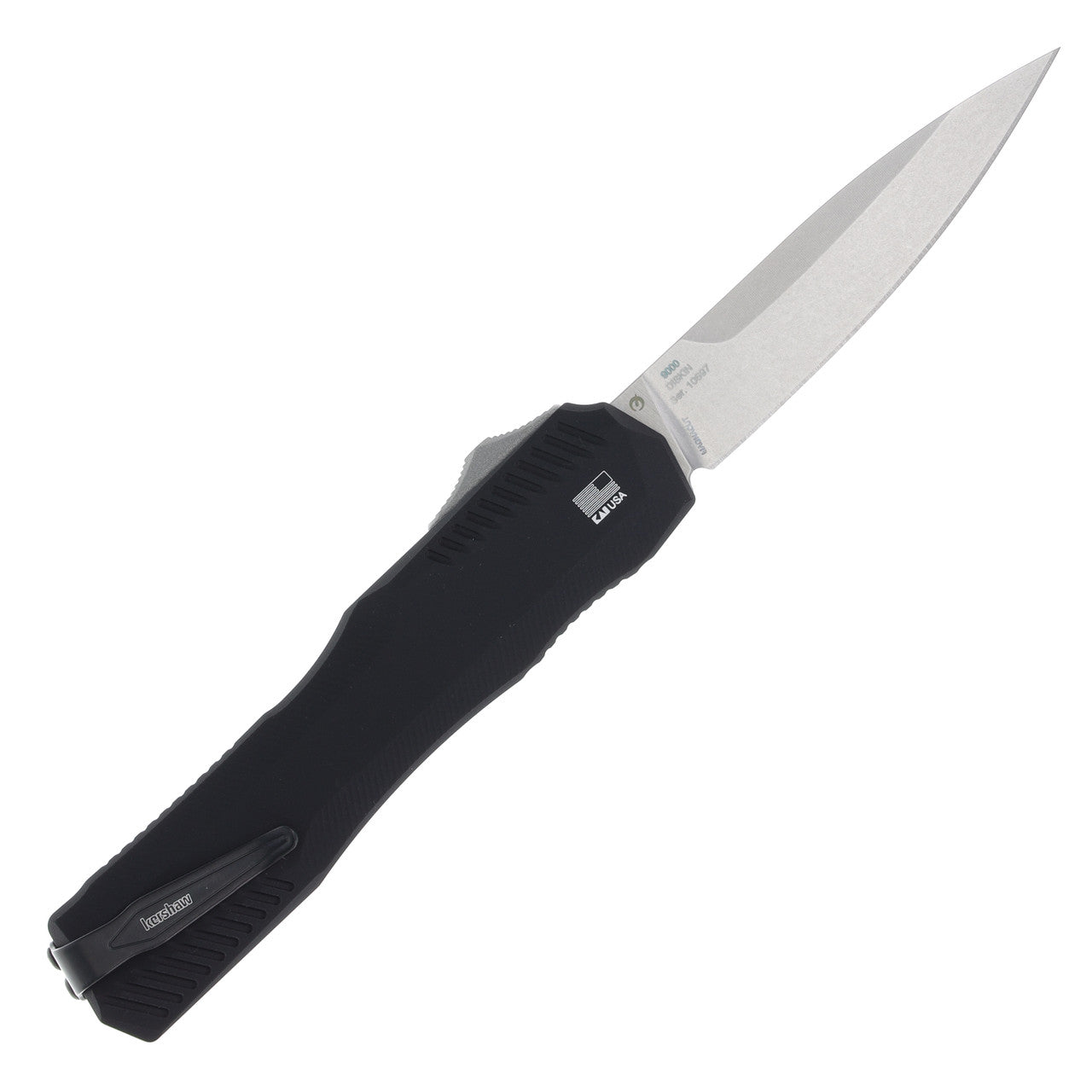 Kershaw 9000- Auto Livewire Magnacut OTF Spear Point Knife Made in USA Lifetime Warranty