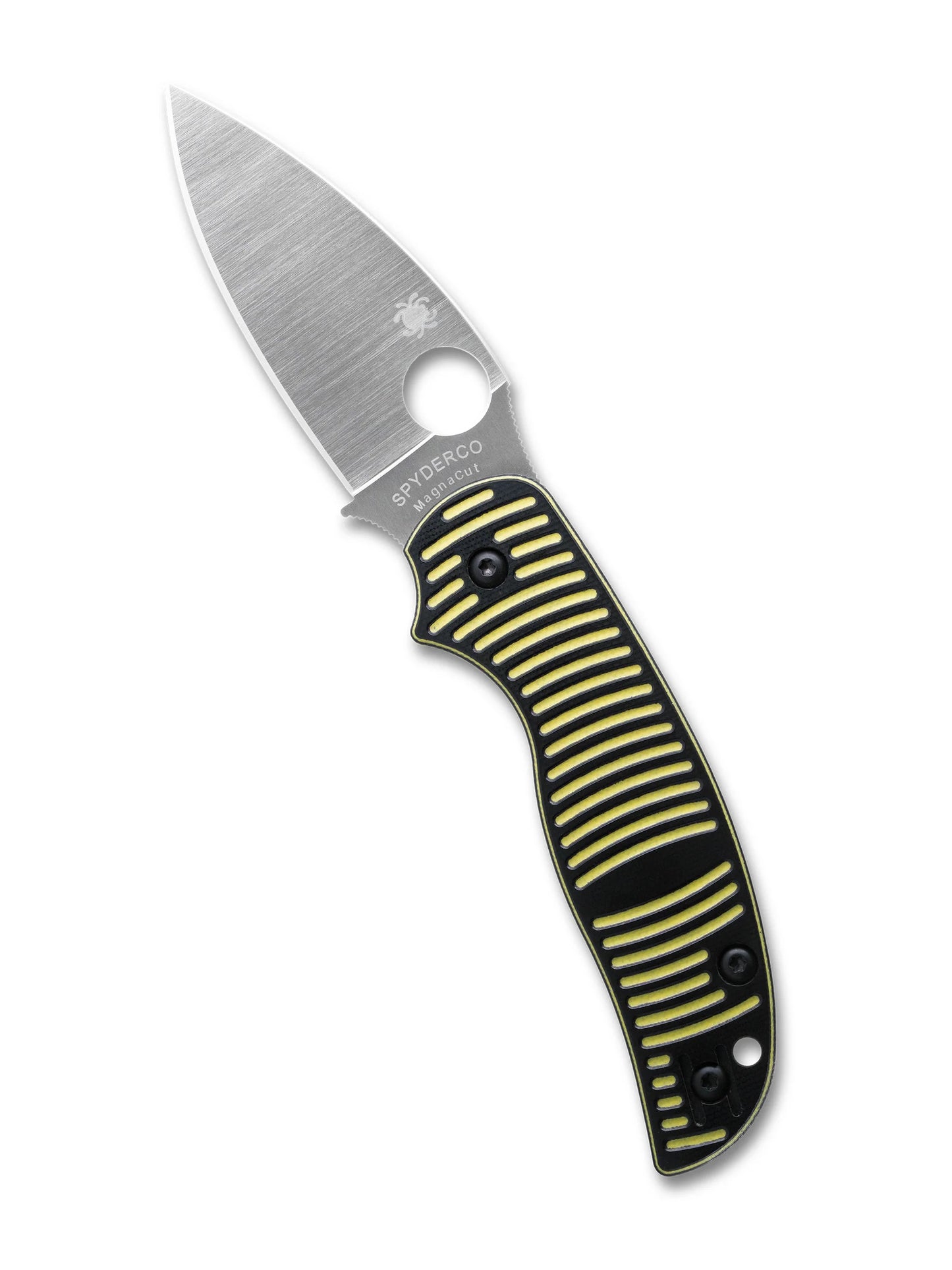 Spyderco Manix 2 SALT CPM-MagnaCut Yellow/Black G10 Knife C101GBKYLMCP2 USA Made Lifetime Warranty