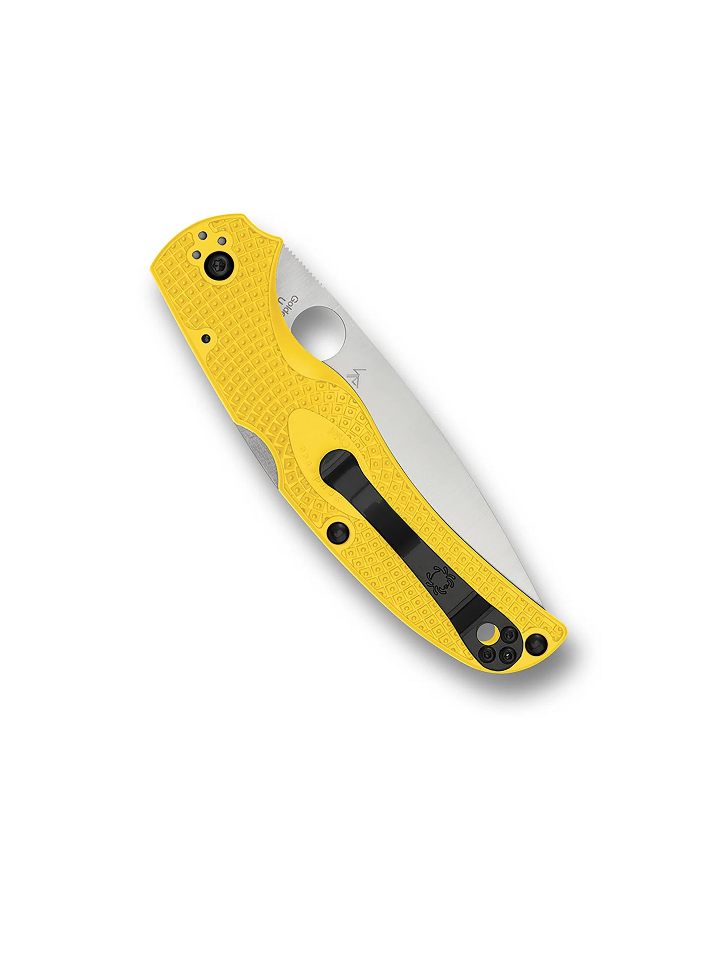 Spyderco Native Chief Lightweight CPM-Magnacut Blade Yellow FRN Handle SpyderEdge Folding Knife C244SYL USA Made Lifetime Warranty