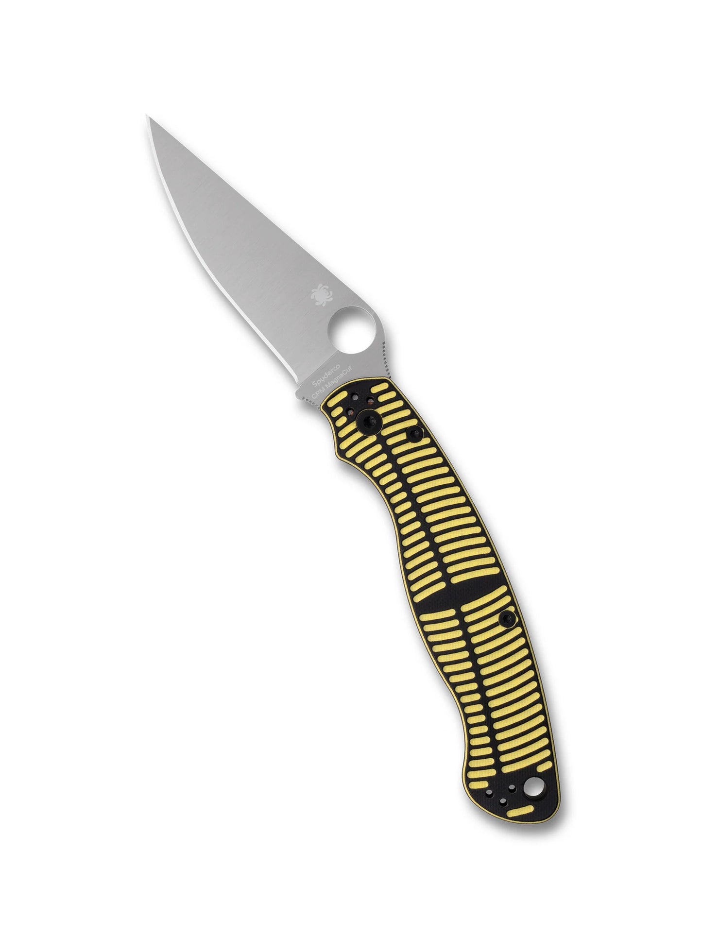 Spyderco Military 2 SALT CPM-MagnaCut Black/Yellow G-10 Folding Knife C36GBKYLMCP2 USA