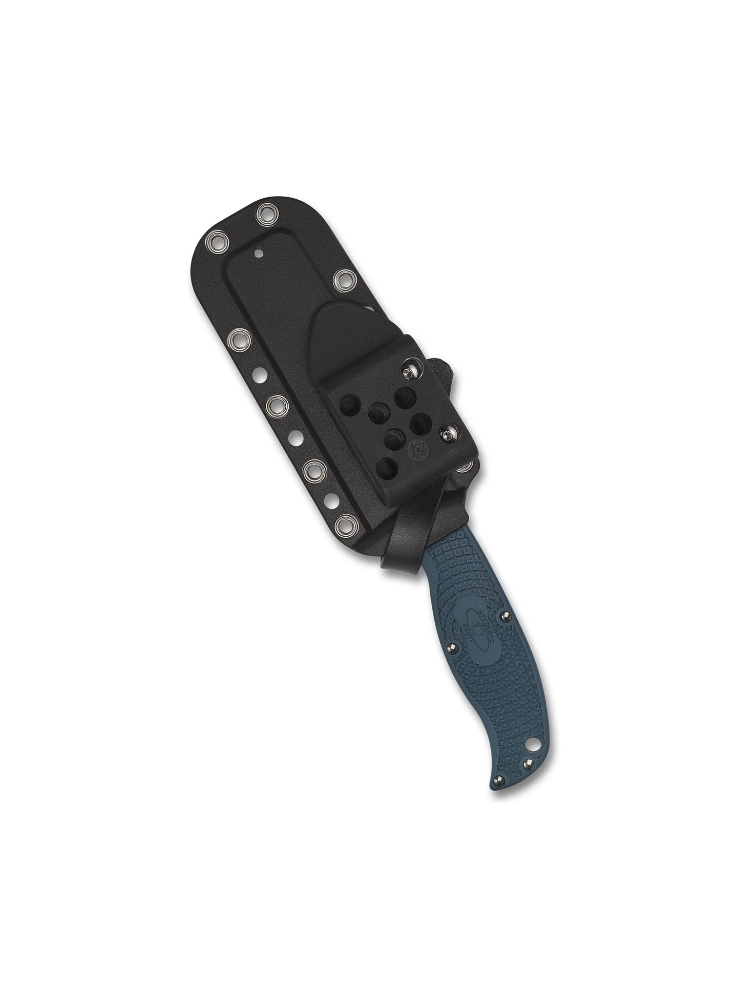 Spyderco ENUFF 2 K390 Blue FRN Fixed Knife FB31PBL2K390 Japan Made Lifetime Warranty