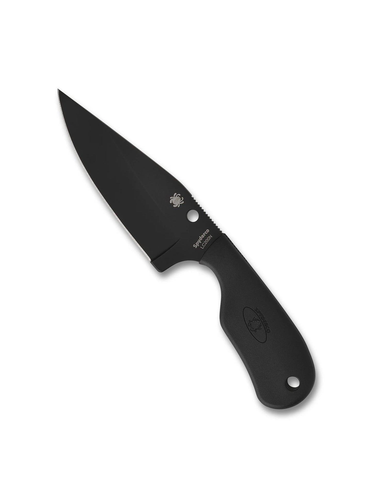 Spyderco Subway Bowie LC200N Black FRN Fixed Knife FB48PBBK Japan Made Lifetime Warranty