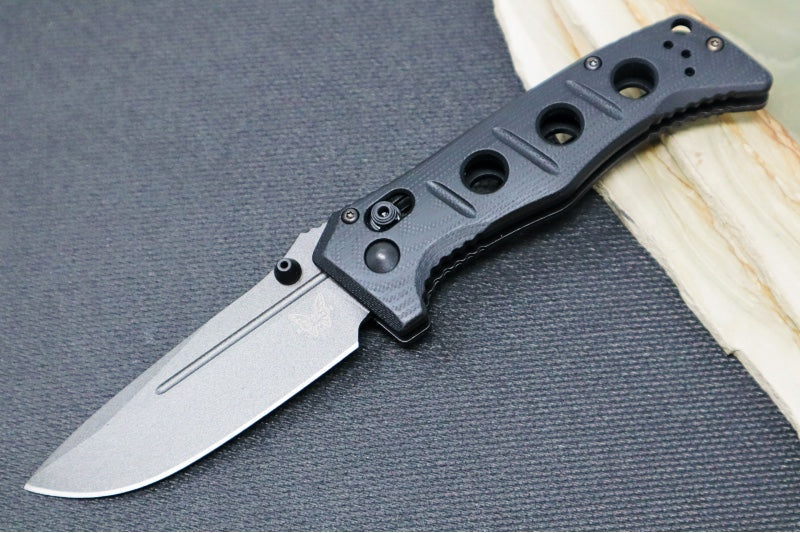 Benchmade 273GY-1 Mini Adamas Black CPM-CruWear Blade Folding Knife