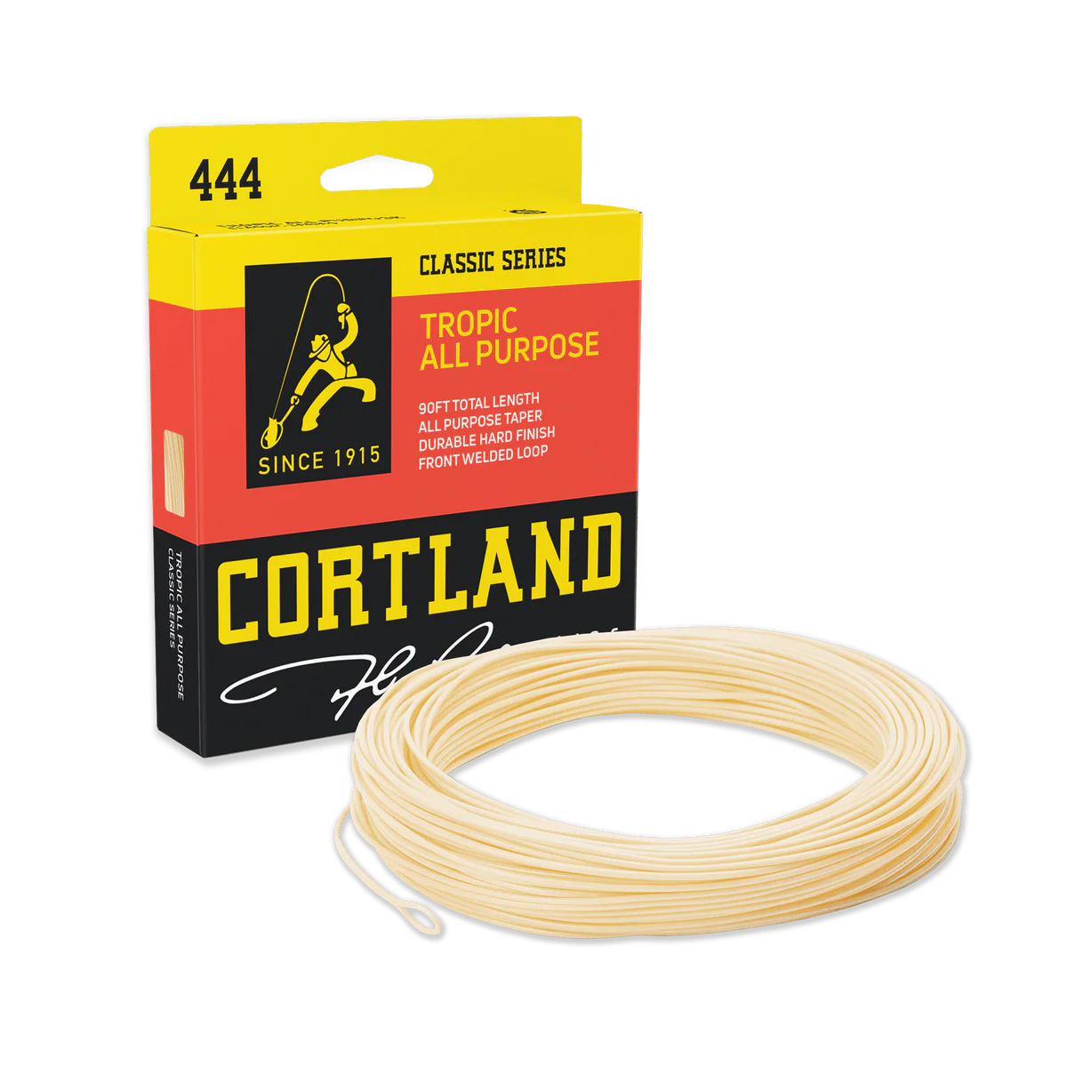Cortland Fly Line 444 Classic Series Tropic All Purpose WF10 90' Sand Color STK 474888