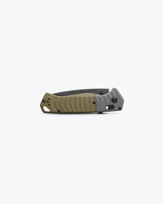 Sale $270 Benchmade 593BK PSK CPM-Magnacut Gray & OD Green G10 Handle Folding Knife