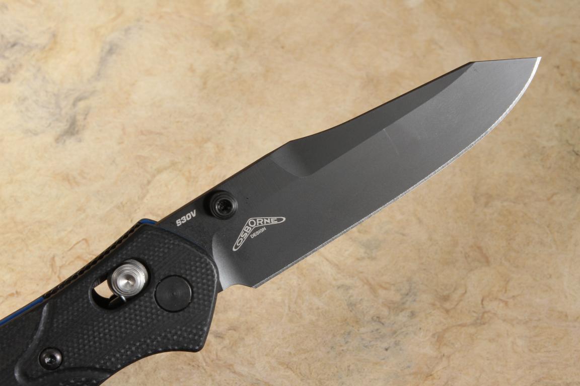 Benchmade 945BK-1 Mini Osborne CPM-S30V Blade Folding Knife Black