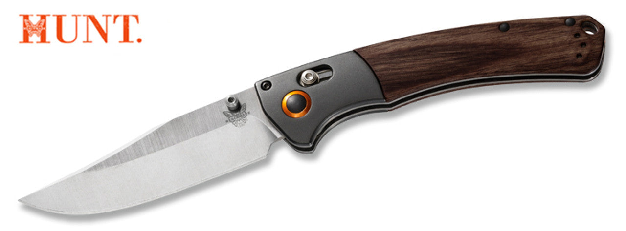 Benchmade 15080-2 Crooked River Stabilized Wood & Aluminum Handle CPM-S30V Blade Folder