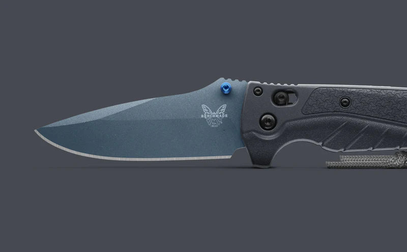 Benchmade 18060BT-01 Adira CPM-MagnaCut Folding Blade Tempest Gray Grivory Handle Water Line