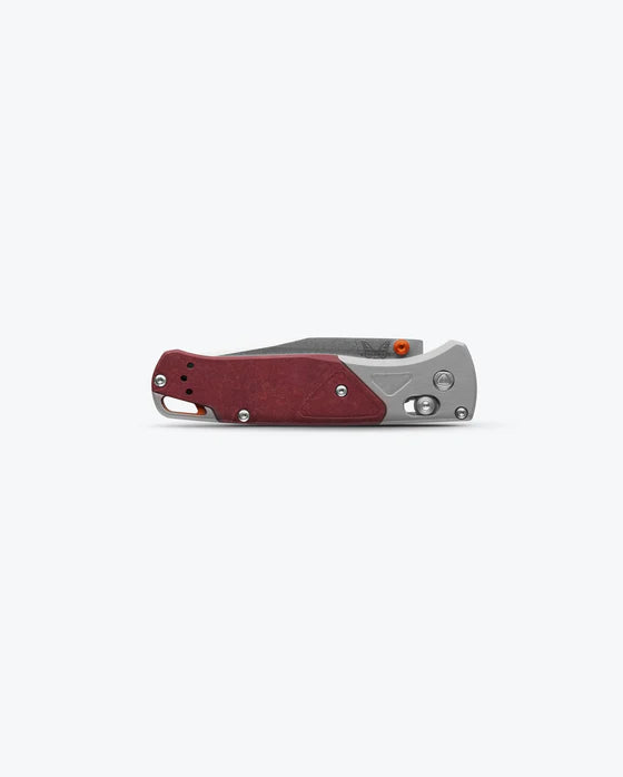 Benchmade 535-09 Bugout CPM-S90V Blade Grey/Redstone Aluminum & Richlite Handle Folding Knife