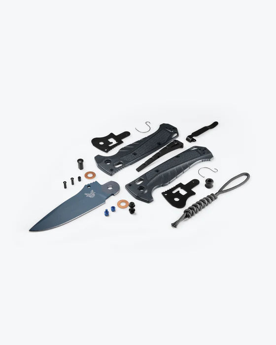 Benchmade 18060BT-01 Adira CPM-MagnaCut Folding Blade Tempest Gray Grivory Handle Water Line