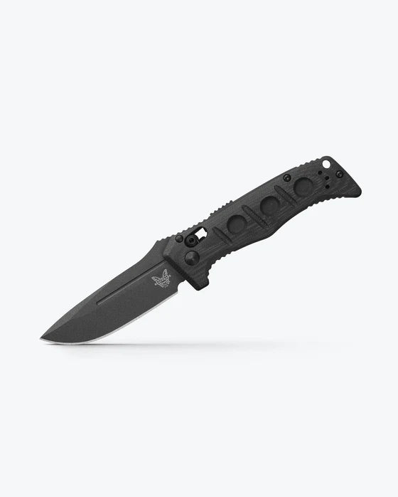 Benchmade 2730GY-1 Mini Auto Adamas CPM-Cru-Wear Black G-10 Handle Folding Auto Knife