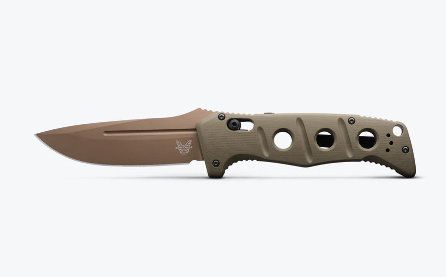 Benchmade 2750FE-2 Auto Adamas CPM-Cru-Wear OD Green G10 Handle Folding Knife