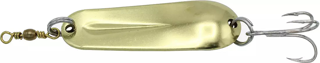Hal Brown Co. Brown's Original Weeping Willow Gold Spoon Bait Made in Maine USA