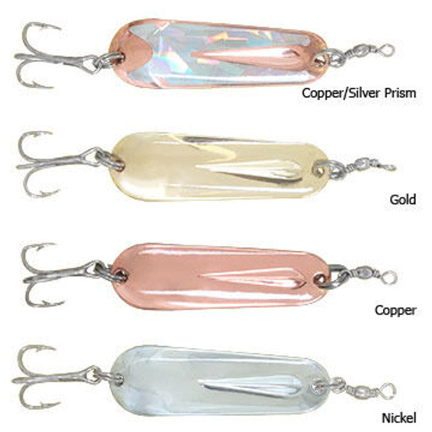 Hal Brown Co. Brown's Original Weeping Willow Copper Spoon Bait Made in Maine USA