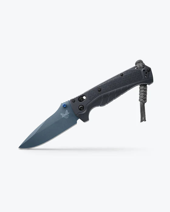 Benchmade 18060BT-01 Adira CPM-MagnaCut Folding Blade Tempest Gray Grivory Handle Water Line