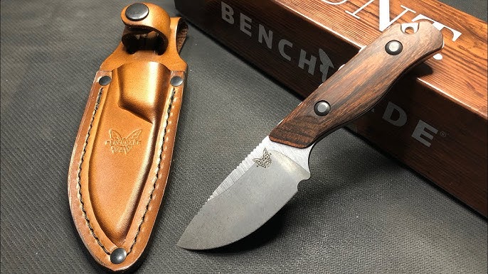Benchmade 15017 Hidden Canyon Fixed Blade CPM-S30V Blade Stabilized Wood Handle