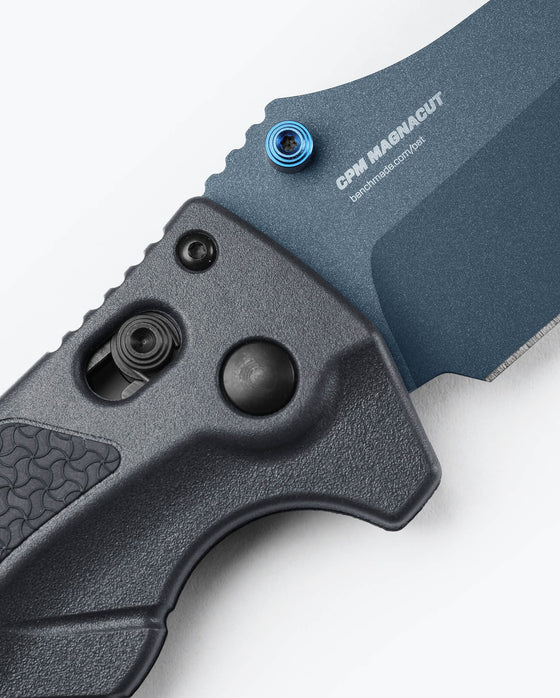 Benchmade 18060BT-01 Adira CPM-MagnaCut Folding Blade Tempest Gray Grivory Handle Water Line