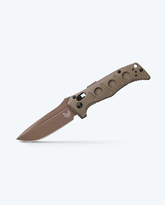 Benchmade 2730FE-2 Mini Auto Adamas CPM-Cru-Wear OD Green G-10 Handle Folding Auto Knife