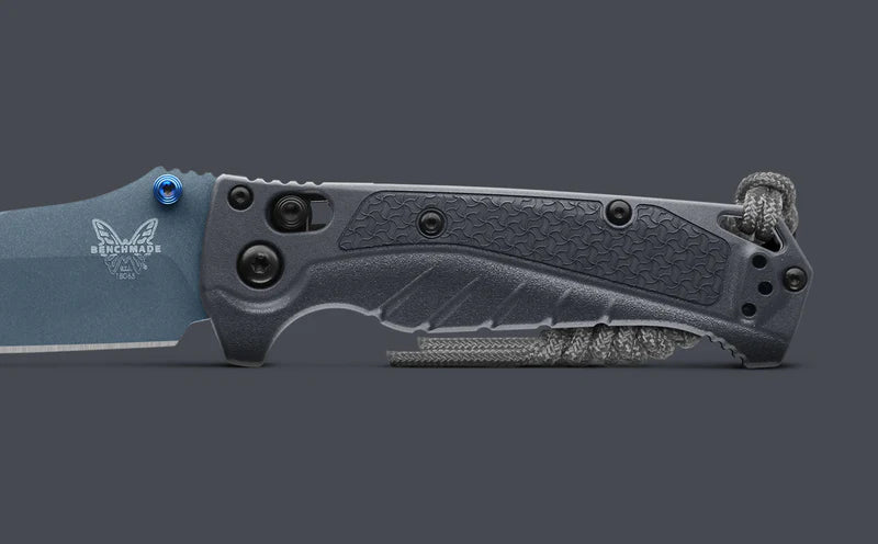 Benchmade 18065BT-01 Mini Adira CPM-MagnaCut Blade Tempest Gray Grivory Handle Folding Knife