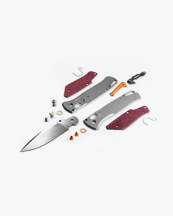 Benchmade 535-09 Bugout CPM-S90V Blade Grey/Redstone Aluminum & Richlite Handle Folding Knife