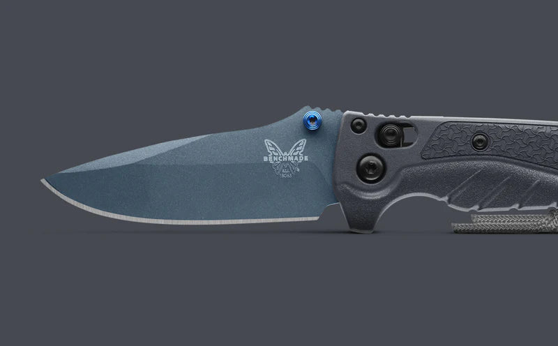 Benchmade 18065BT-01 Mini Adira CPM-MagnaCut Blade Tempest Gray Grivory Handle Folding Knife