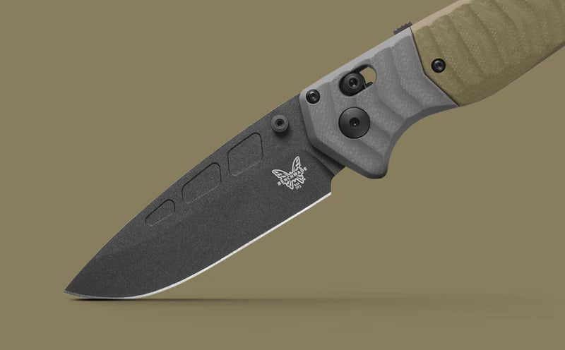 Sale $270 Benchmade 593BK PSK CPM-Magnacut Gray & OD Green G10 Handle Folding Knife