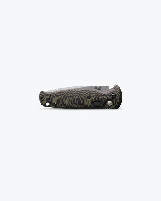Benchmade 4300-1 CLA CPM-154CM Blade Marbled Green & Black G-10 Handle Auto Knife