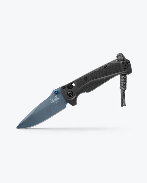 Benchmade 18065BT-01 Mini Adira CPM-MagnaCut Blade Tempest Gray Grivory Handle Folding Knife