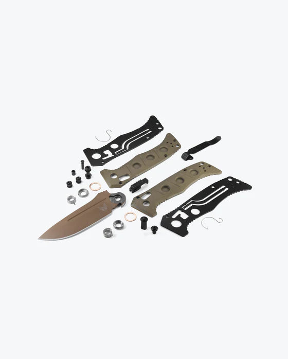 Benchmade 2730FE-2 Mini Auto Adamas CPM-Cru-Wear OD Green G-10 Handle Folding Auto Knife