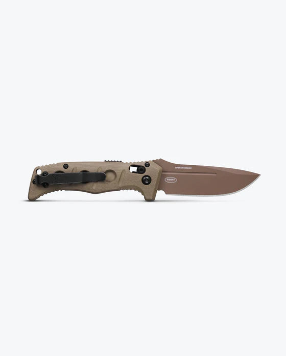 Benchmade 2730FE-2 Mini Auto Adamas CPM-Cru-Wear OD Green G-10 Handle Folding Auto Knife