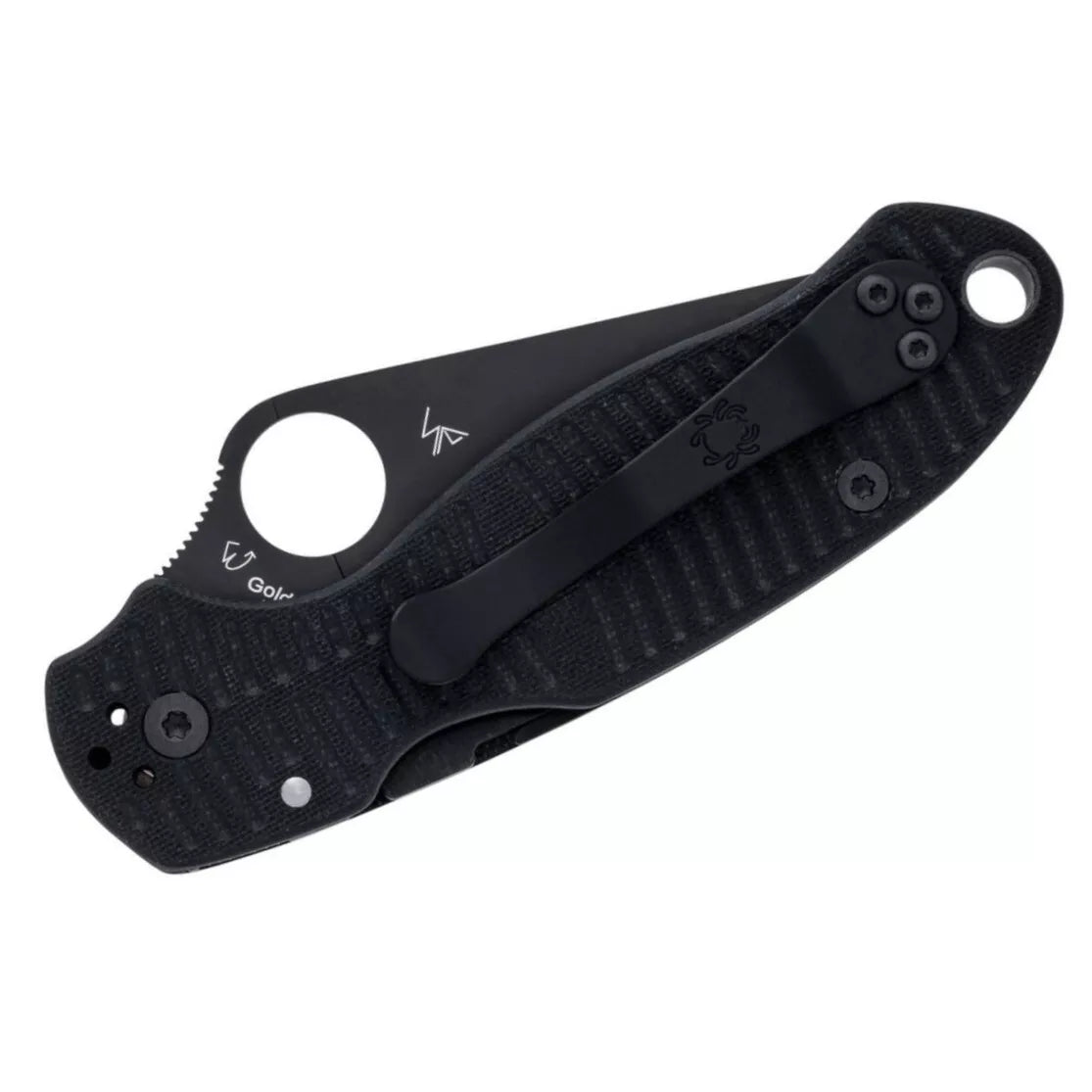 Spyderco Para 3 Salt CPM-MagnaCut Black G10 Folding Knife C223GMCBKP USA Made Lifetime Warranty