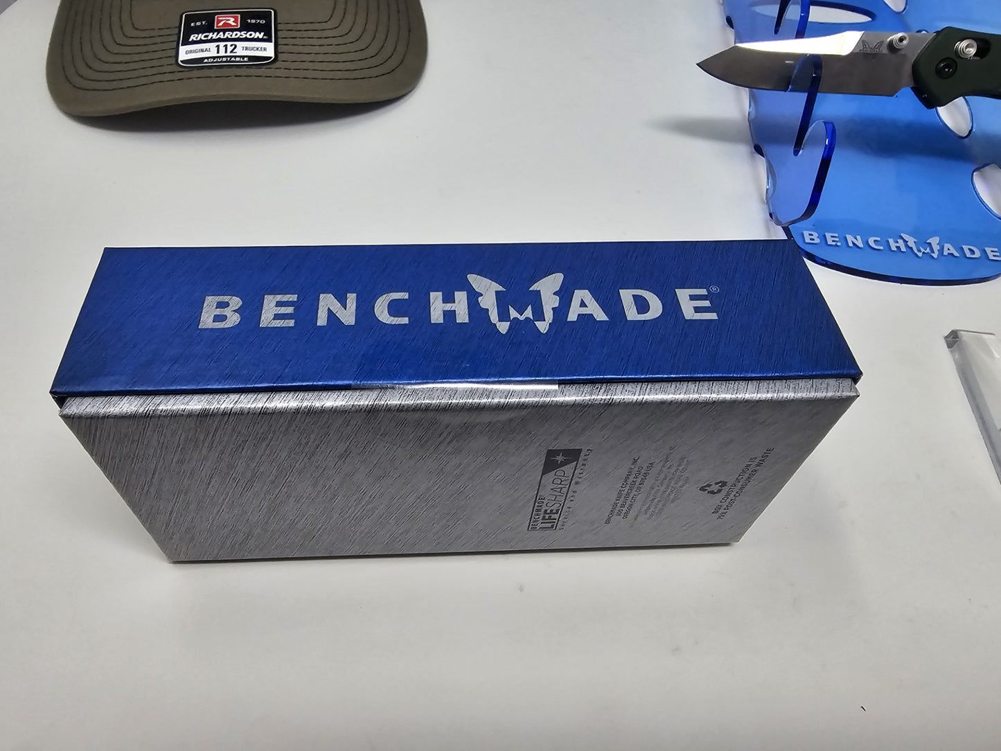 Benchmade 945 Mini Osborne Green Aluminum Handle CPM-S30V Blade Folding Knife