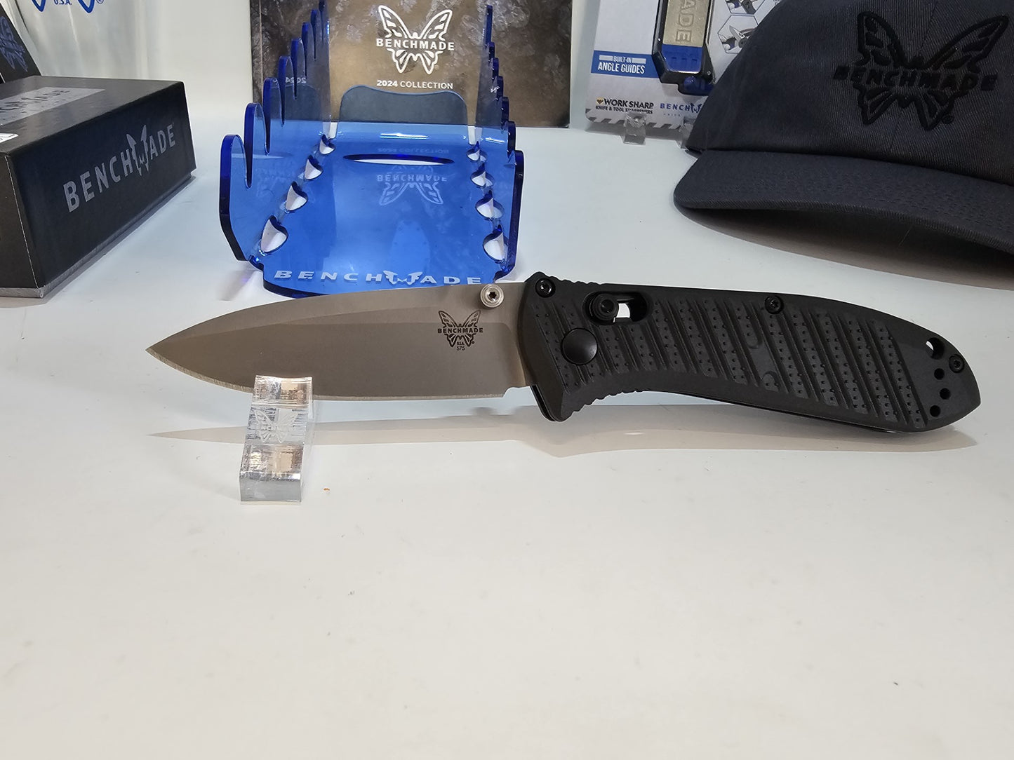 Benchmade 575-1 Mini Presidio II CPM-S30V Blade CF-Elite Handle Folding Knife