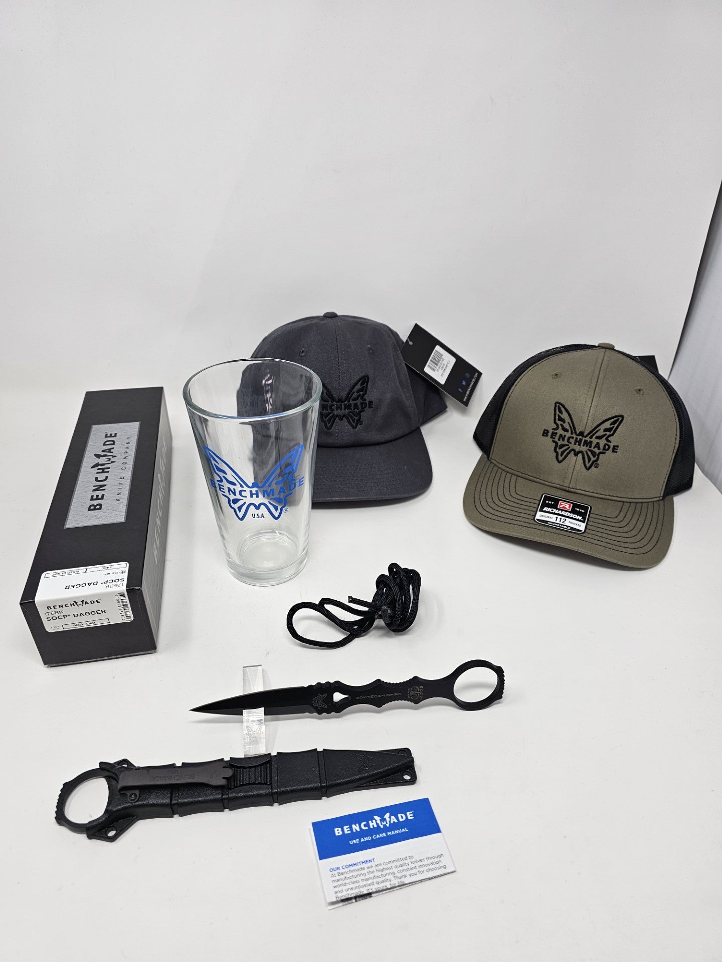 Benchmade 176BK SOCP Self Defense Dagger Greg Thompson Black Sheath 3.22" 440C