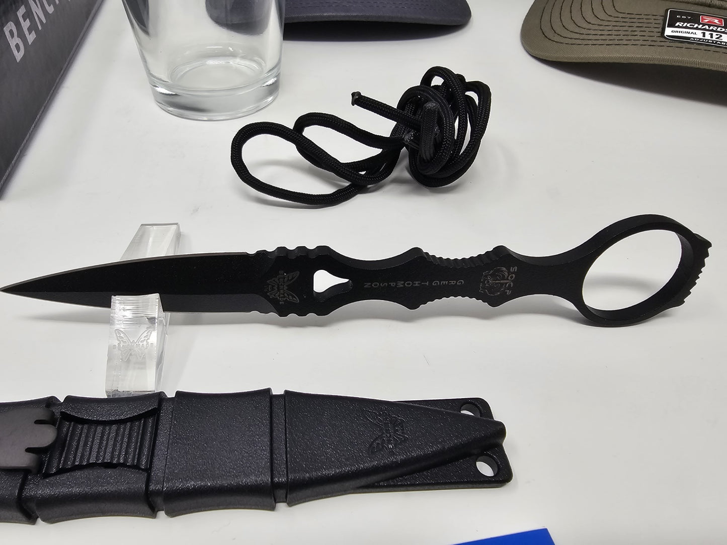 Benchmade 176BK SOCP Self Defense Dagger Greg Thompson Black Sheath 3.22" 440C