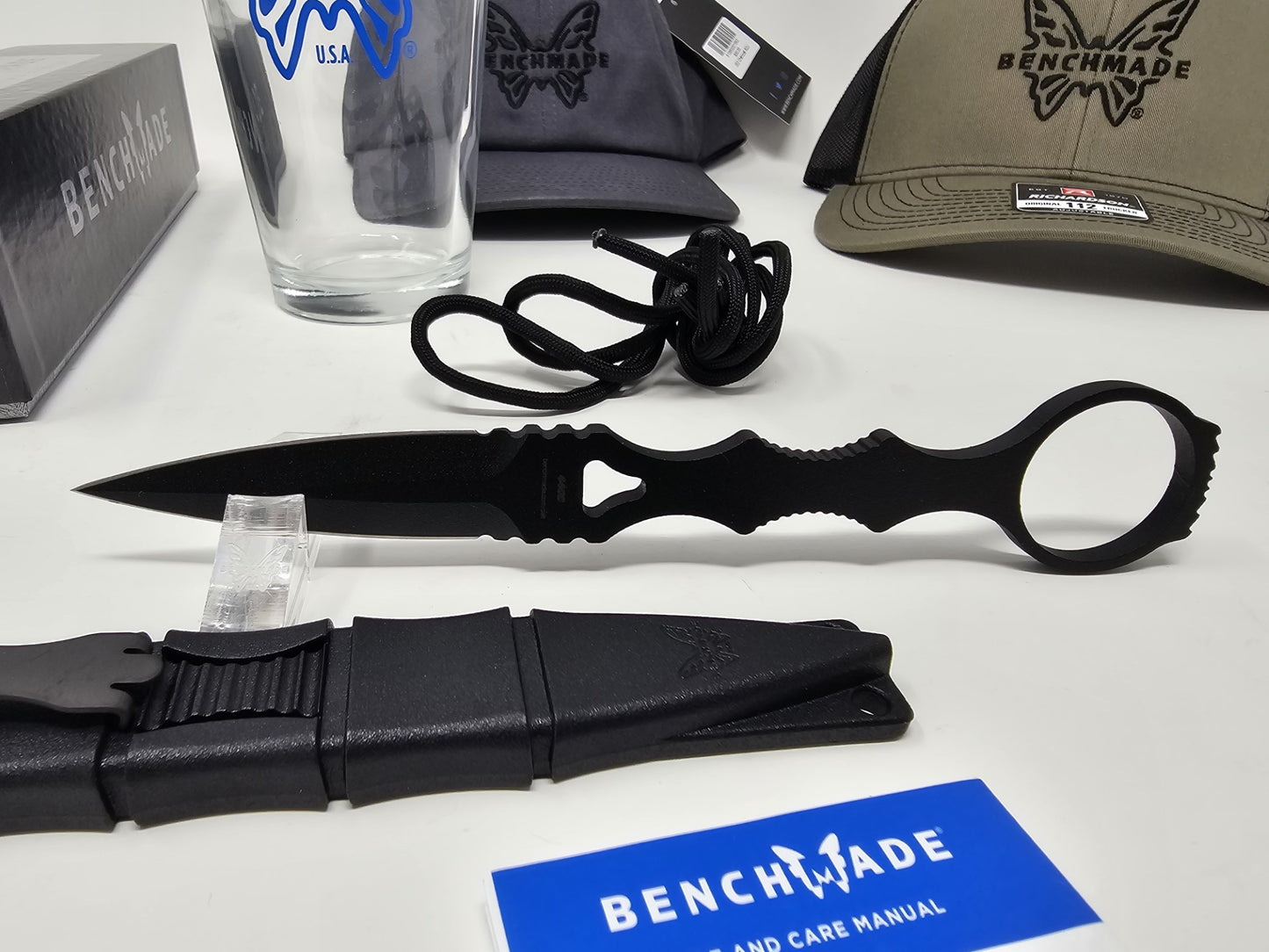 Benchmade 176BK SOCP Self Defense Dagger Greg Thompson Black Sheath 3.22" 440C