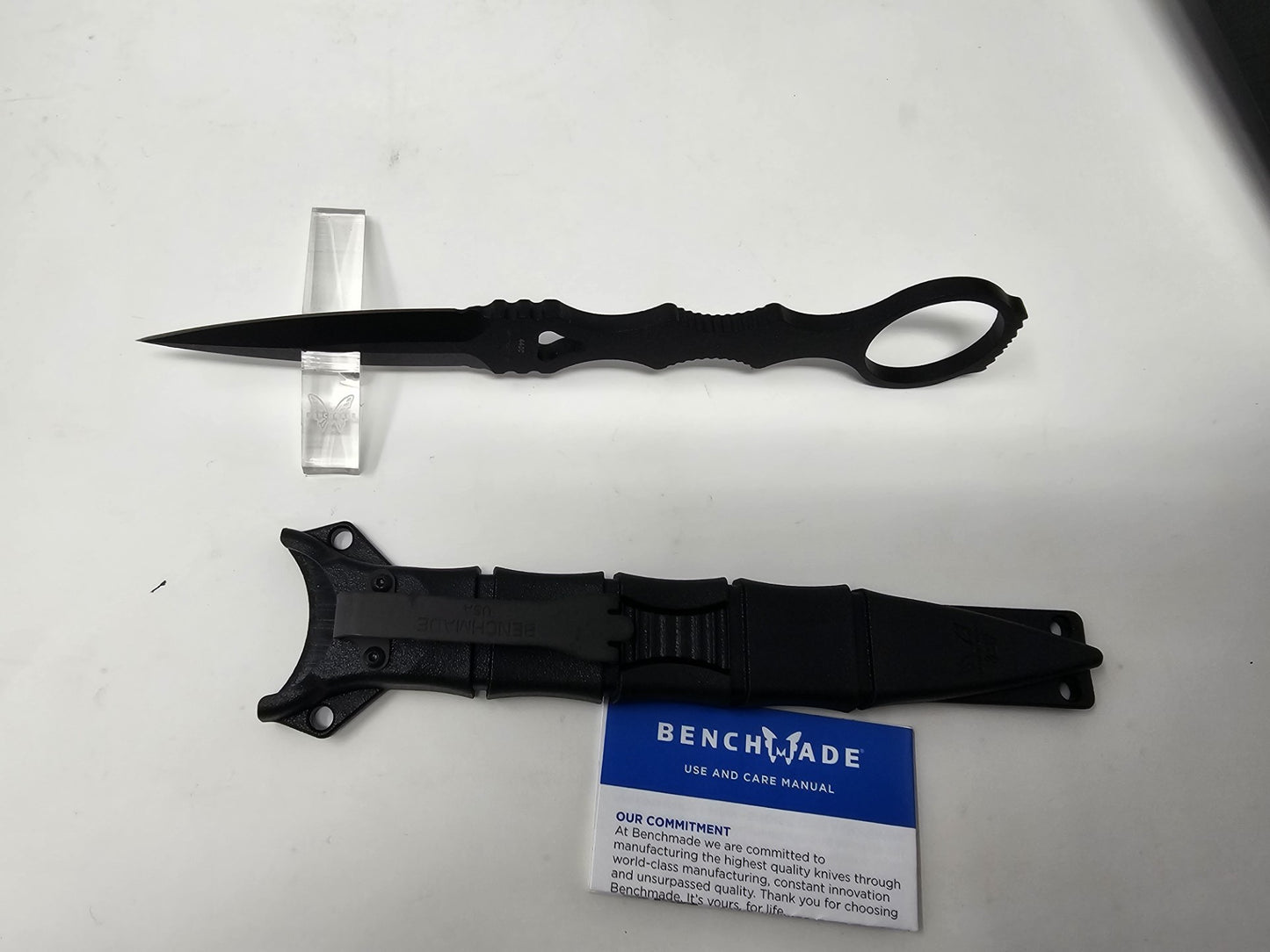 Benchmade 176BK SOCP Self Defense Dagger Greg Thompson Black Sheath 3.22" 440C