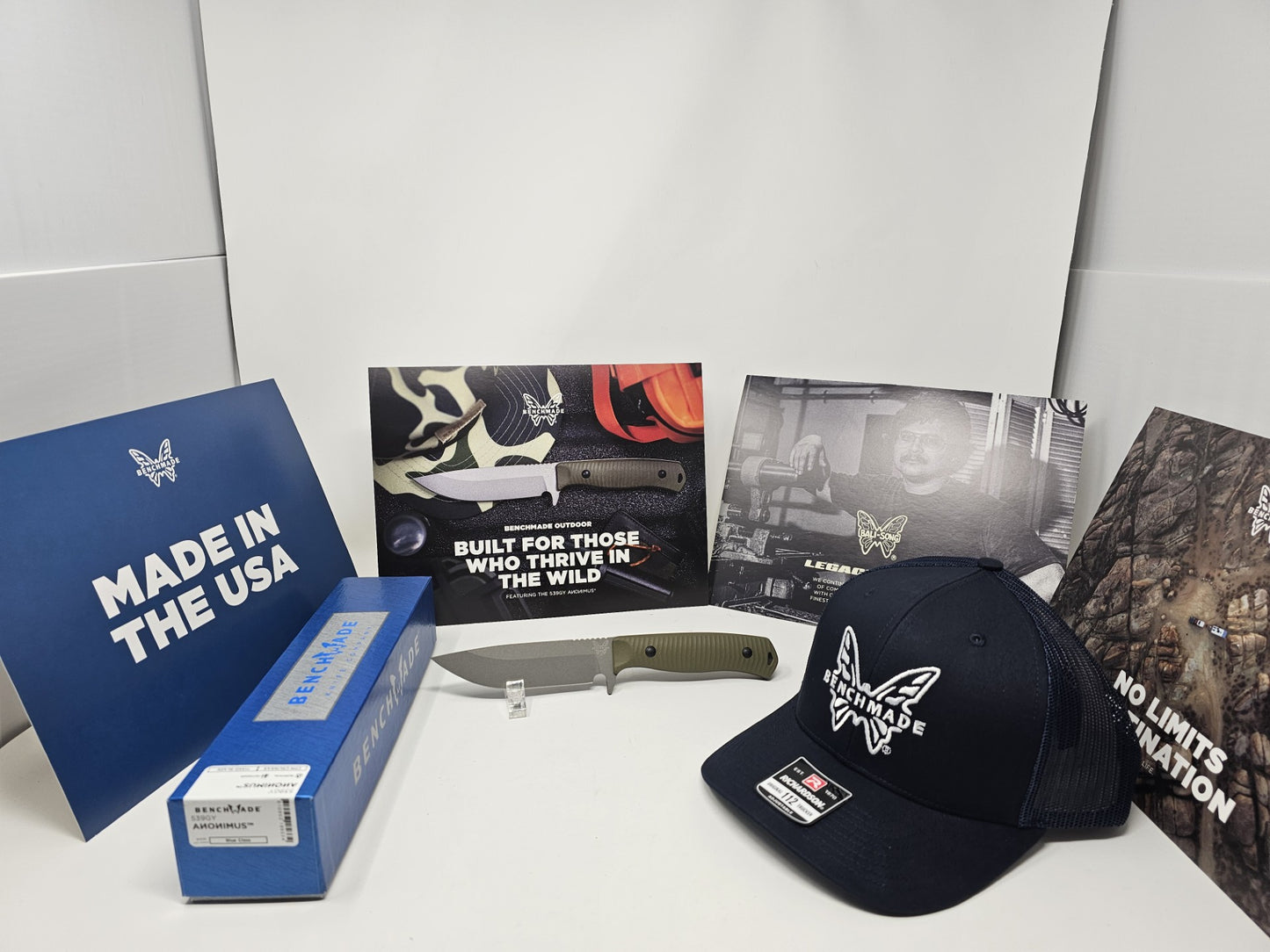 Benchmade 539GY Anonimus OD Green G10 CPM-CruWear Fixed Blade Knife