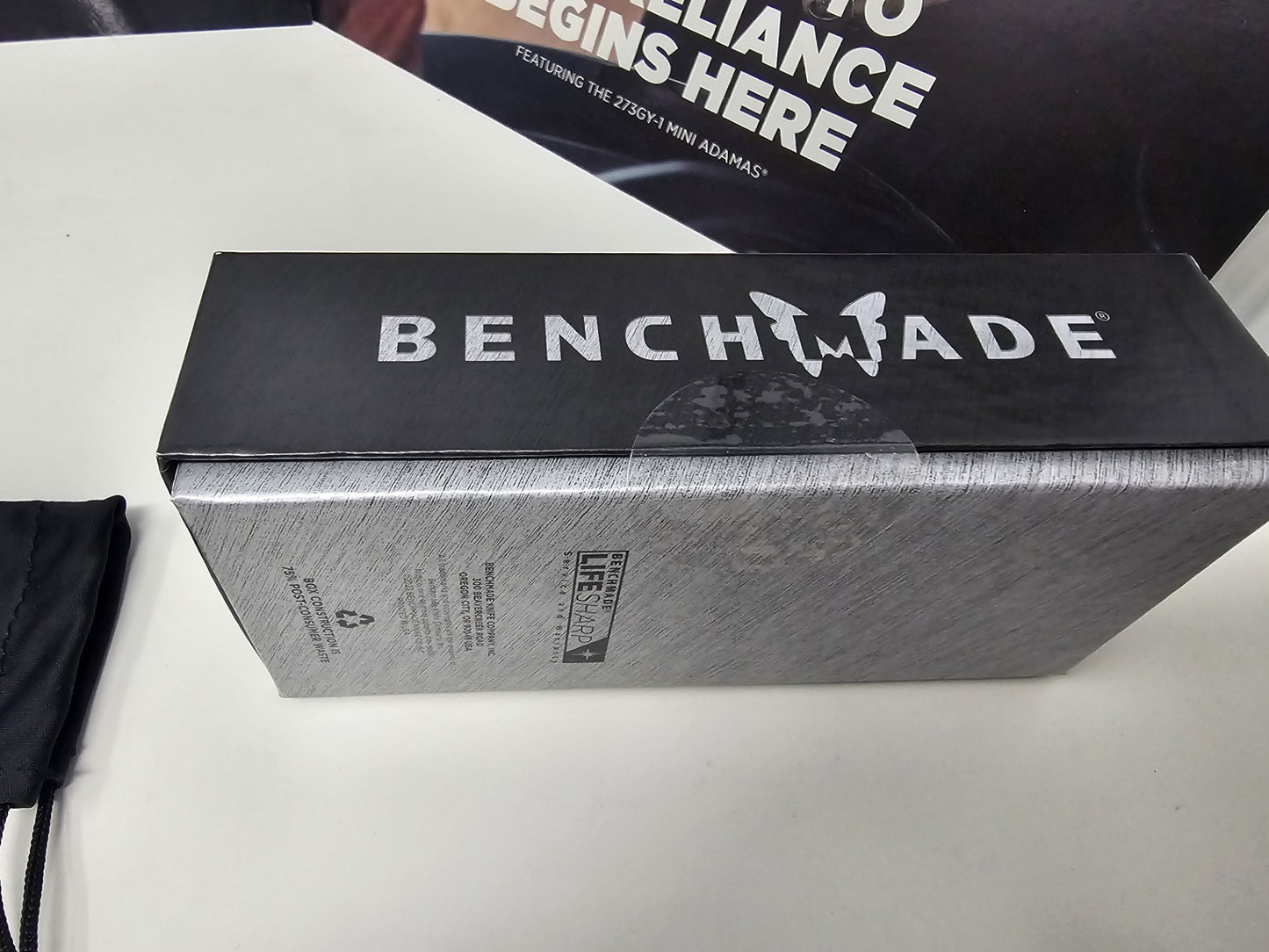 Benchmade 273-03 Mini Adamas Marbled Carbon Fiber Handle CPM-MagnaCut Blade