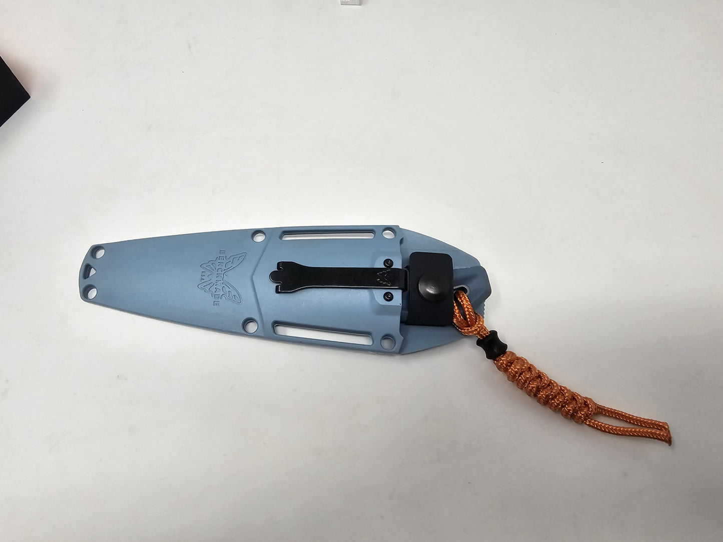 Benchmade 18050 Intersect CPM-MagnaCut Fixed Blade Depth Blue Santoprene Water Line