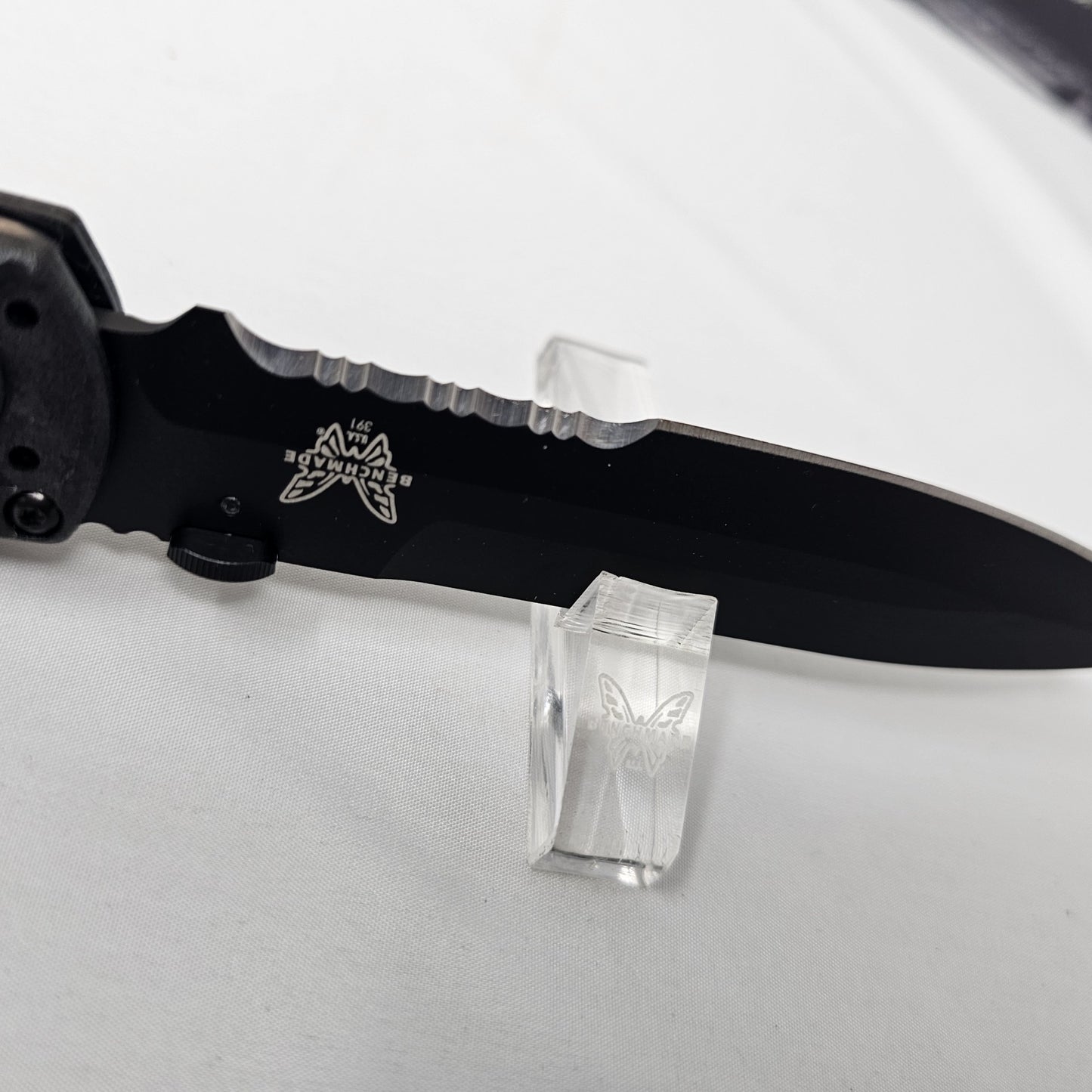 Benchmade 391SBK SOCP Tactical Folder Greg Thompson CPM-D2 Blade CF-Elite Handle Black